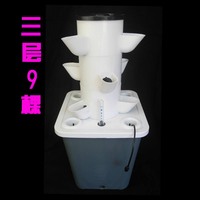 Hydroponic Tower Planter - Wieża hydroponiczna na balkon, trójwymiarowa hydroponika,