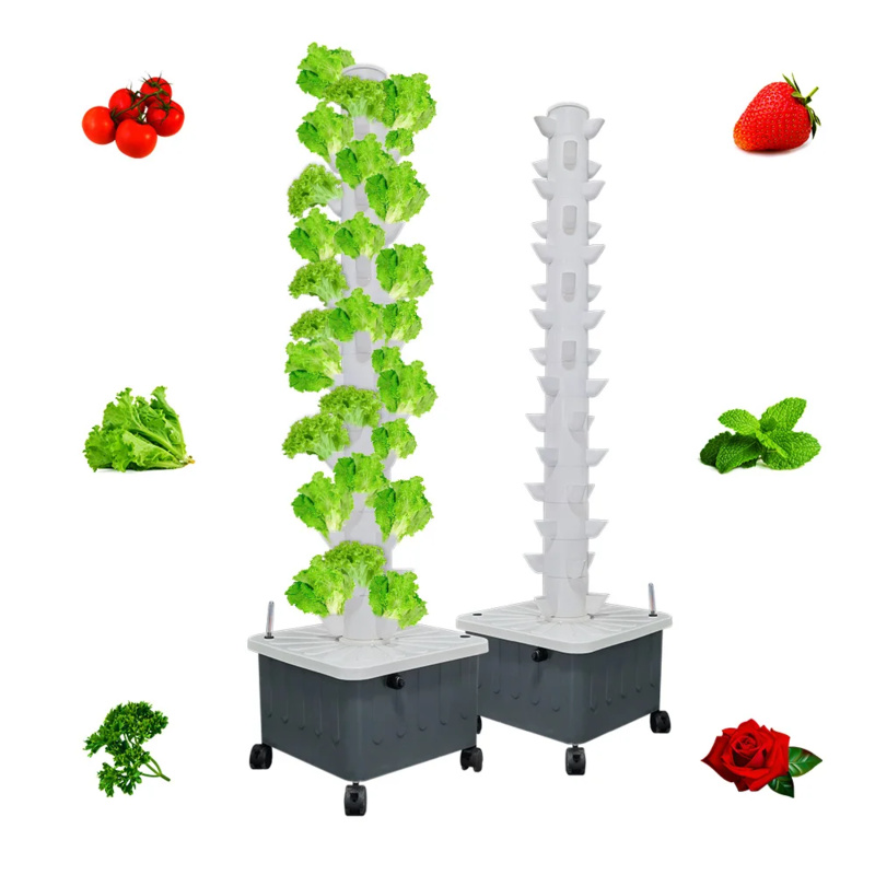 Hydroponic Tower Planter - Dom Ogród Pionowa Wieża Hydroponiczna 15