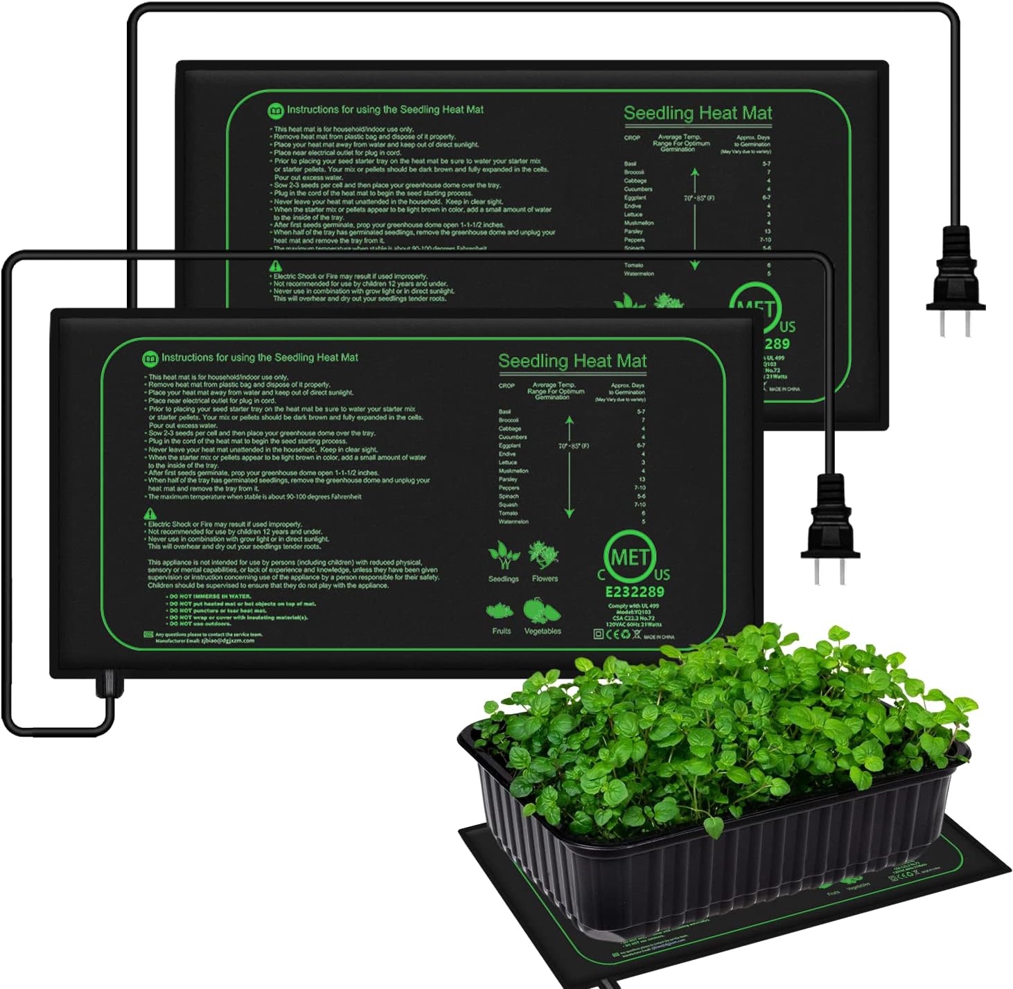 Seedling Heat Pad - 10/25/50CM mata grzewcza do sadzonek rośliny