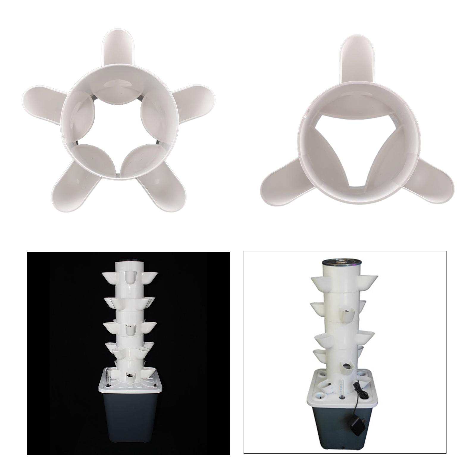 Hydroponic Tower Planter - 3/5 otworów Odłączane kubki kolonizacyjne PP