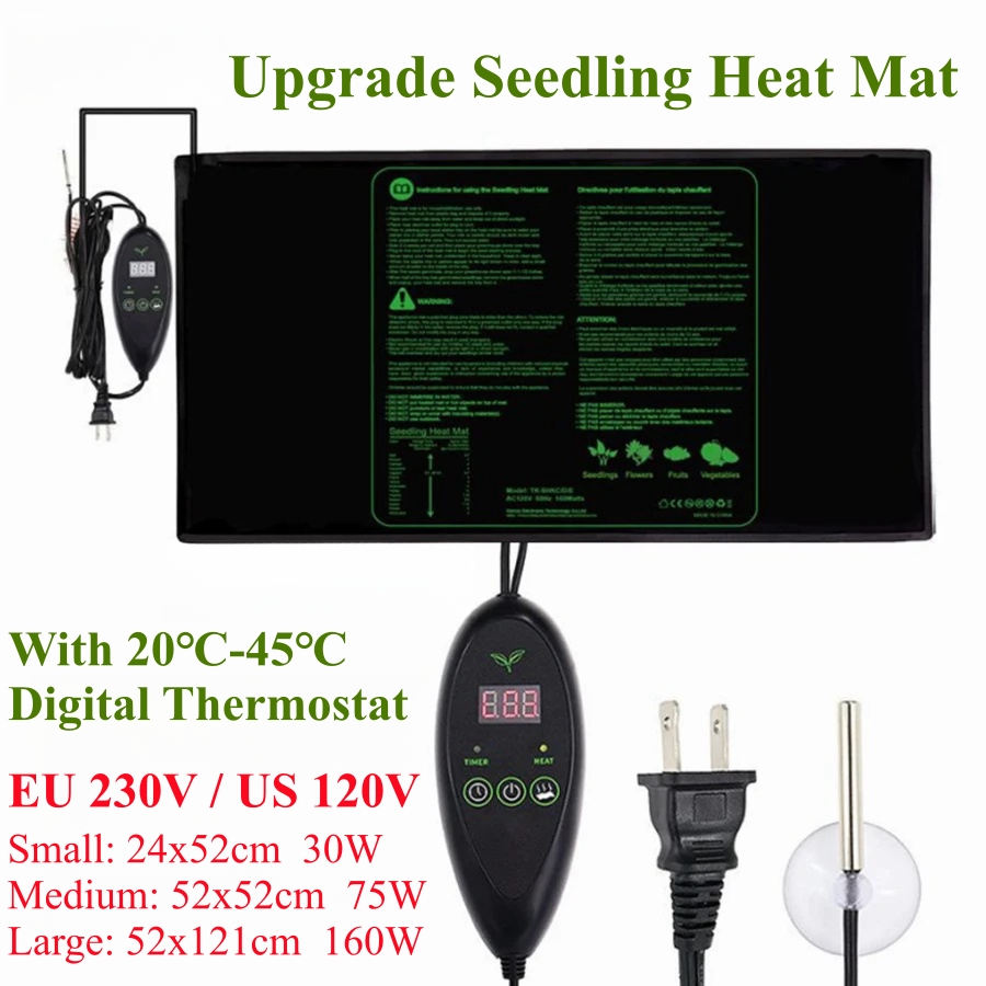Seedling Heat Pad - 3-rozmiarowa ulepszona mata grzewcza do sadzonek