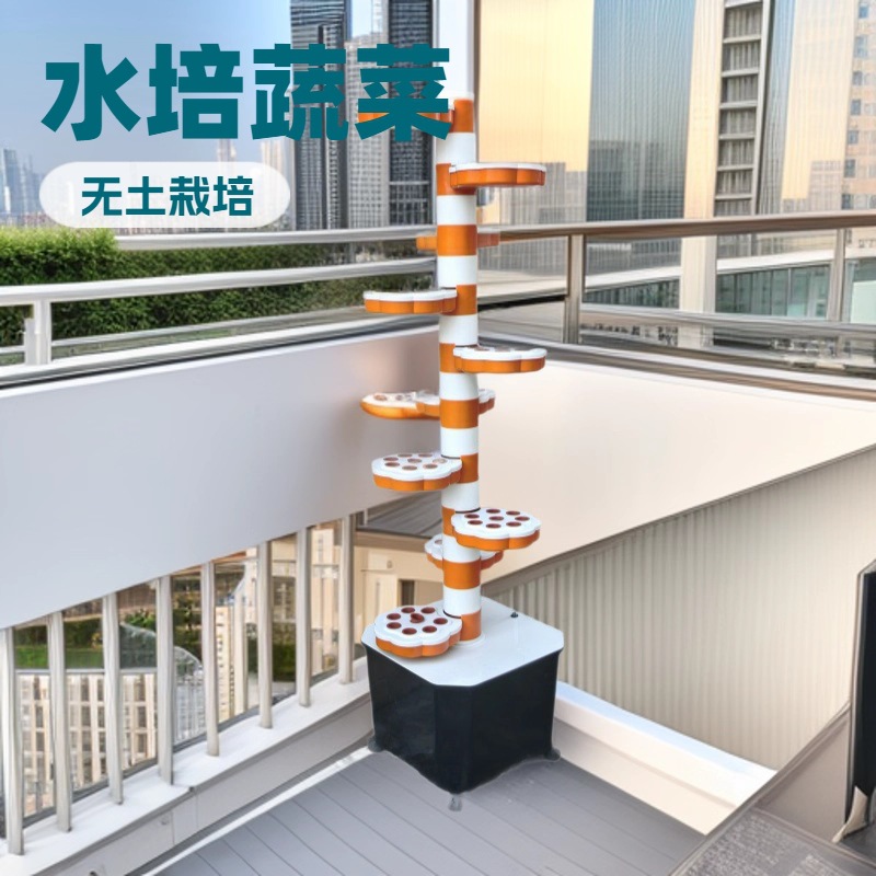Hydroponic Tower Planter - Wieża spiralna do hydroponiki, doniczka do