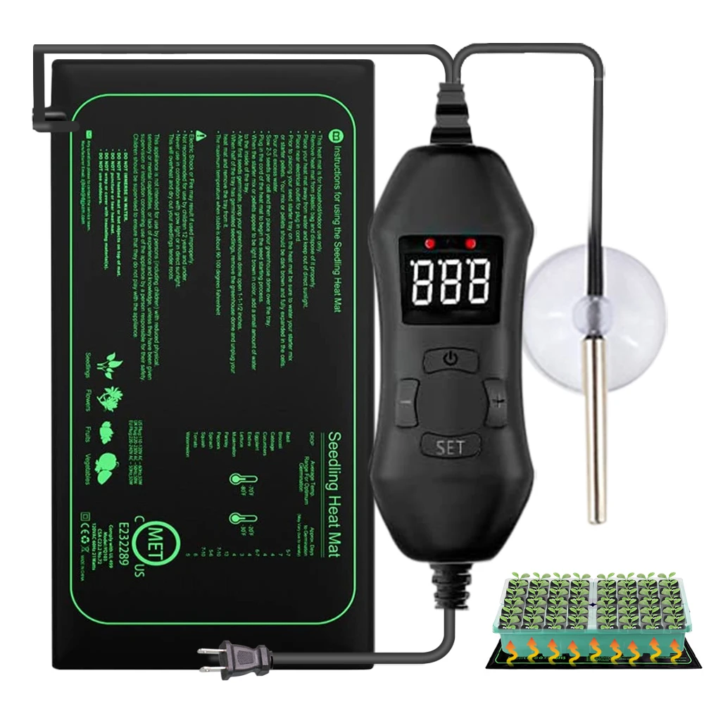 Seedling Heat Pad - 50W UE-USA/UK/AU regulowany termostat sadzonka mata