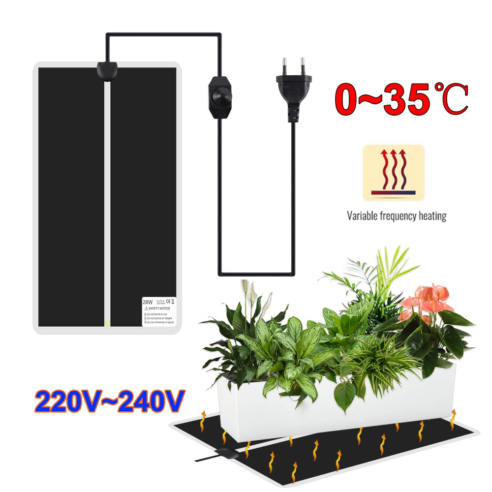 Seedling Heat Pad - Mata grzewcza do sadzonek 5~28W, antyzimna,
