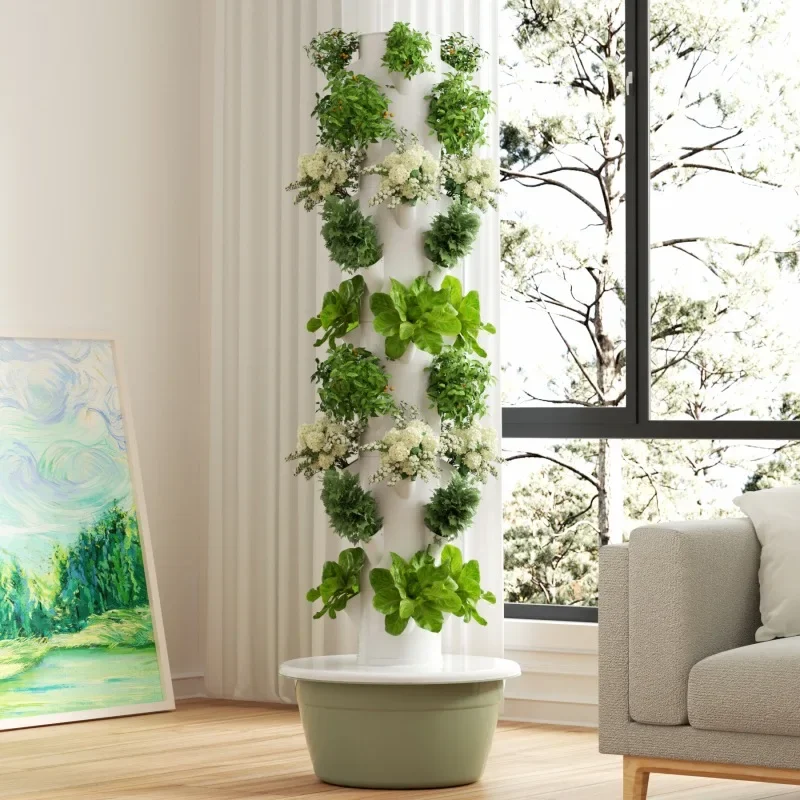 Inteligentna doniczka do warzy – Hydroponic Tower Planter recenzja i cena