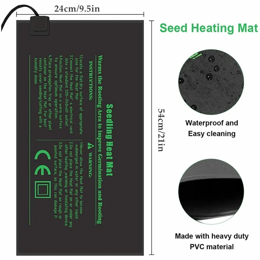 4 rozmiary 220V wtyczka EU sad – Seedling Heat Pad recenzja i cena
