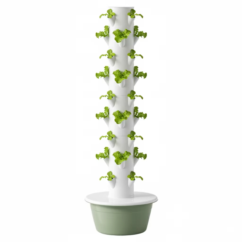 9-poziomowy hydroponiczny syst – Hydroponic Tower Planter recenzja i cena