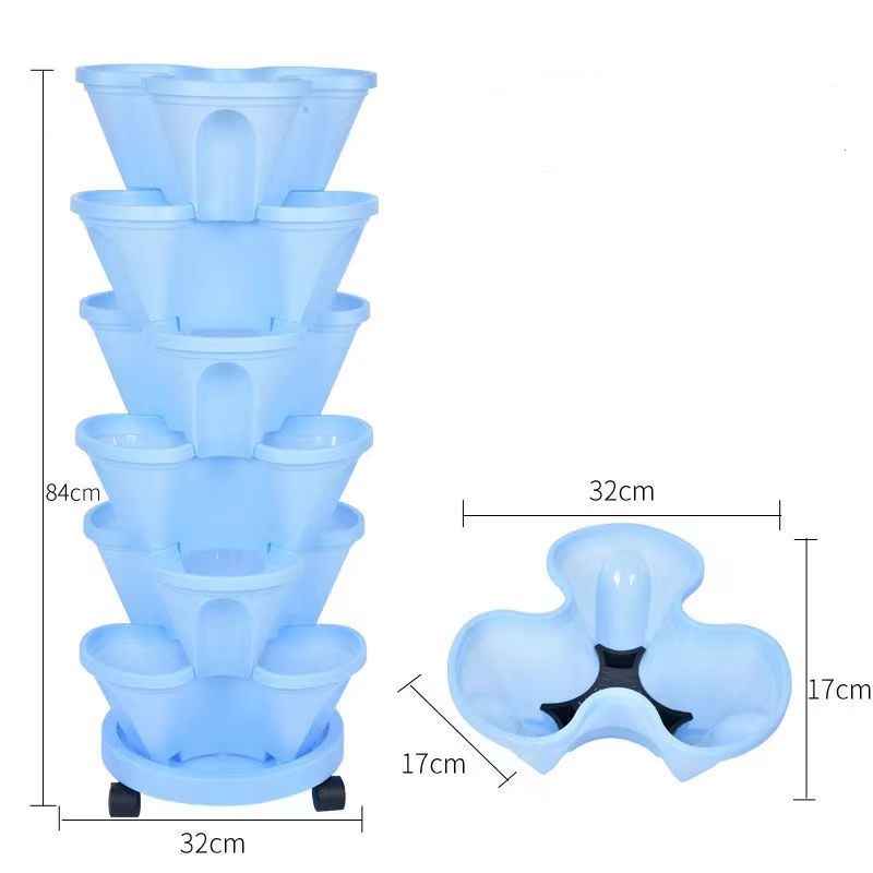 Stojący, modułowy plastikowy p – Hydroponic Tower Planter recenzja i cena