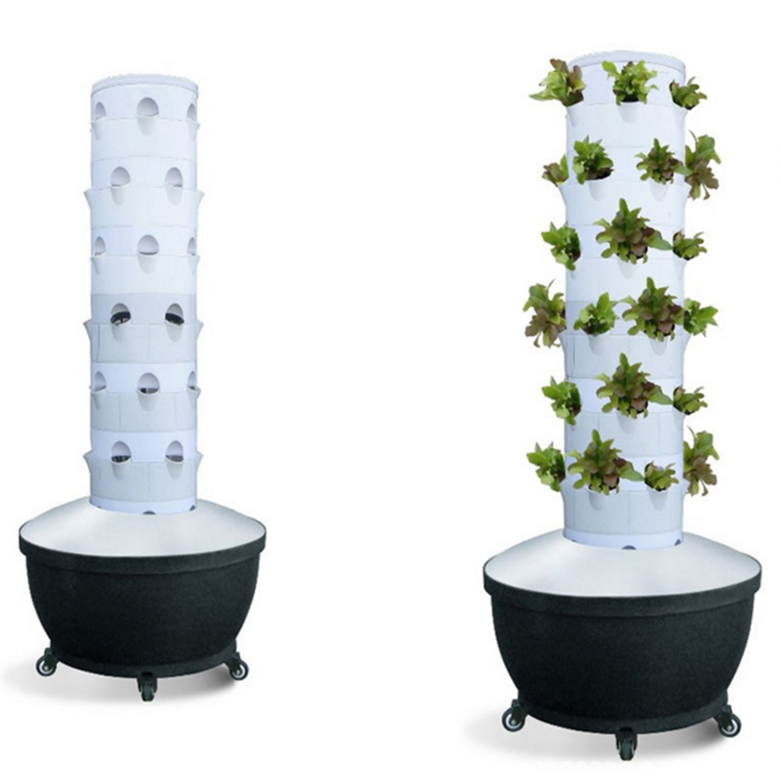 3/5 otworów Odłączane kubki ko – Hydroponic Tower Planter recenzja i cena