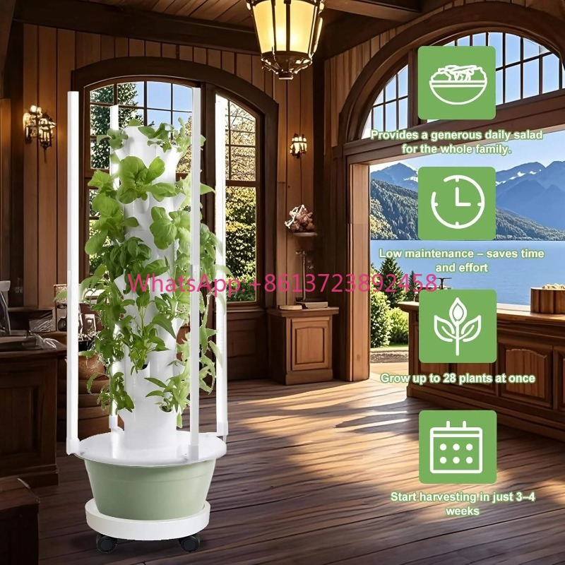 System do uprawy hydroponiczne – Hydroponic Tower Planter recenzja i cena