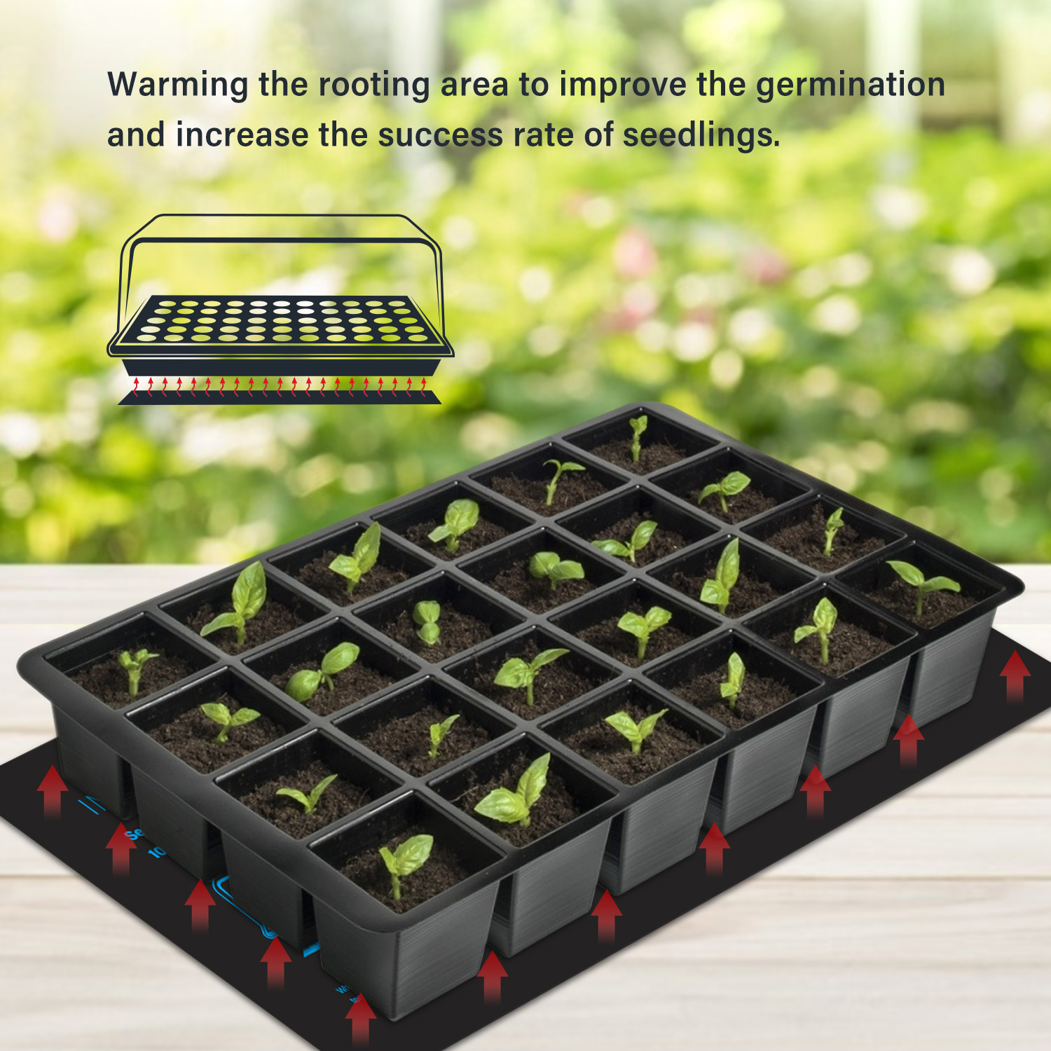 20.75x10CM ue/US/UK/AU wtyczka – Seedling Heat Pad recenzja i cena